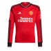 Pánský Fotbalový dres Manchester United Donny van de Beek #34 2023-24 Domácí Dlouhý Rukáv